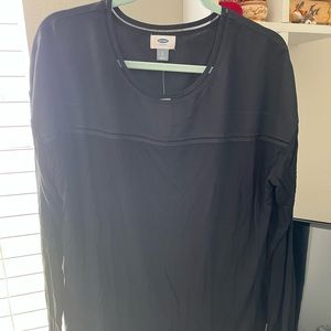 Black long sleeve top